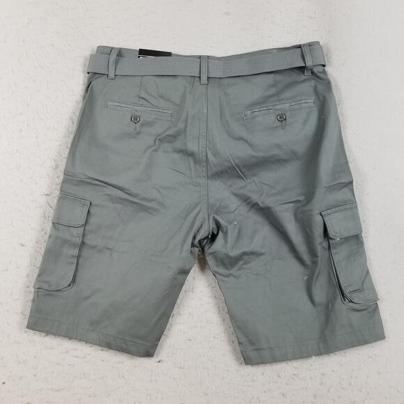 Rugged Trail Cargo Shorts Mens 36 Stretch Belted Outdoor Utility Summer Pockets - Picture 7 of 13